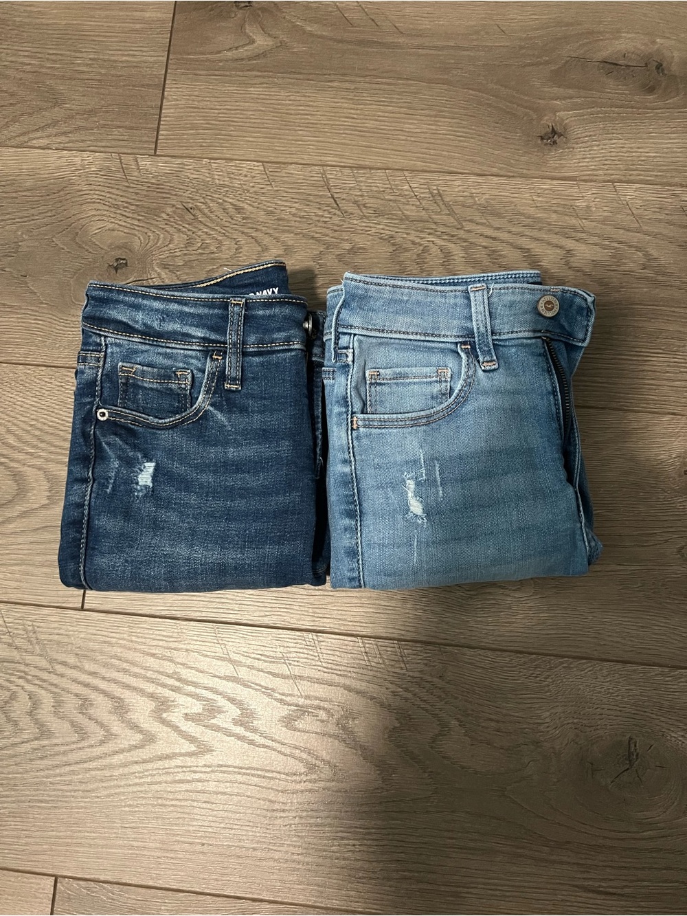 •BUNDLE DEAL• Old Navy and Hollister Skinny Jeans Duo - Dark Blue & Light Blue